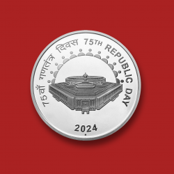 75th Republic day (Denomination of `75) Proof -Folder Packing - FGCO001498