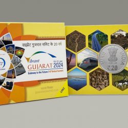 20 Years of Vibrant Gujarat summit (Denomination of `20) UNC-Folder Packing- FGCO001435