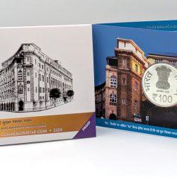 Centenary Year SBI Mumbai Main Branch Building (Denomination of `100) Proof – Folder Packing - FGCO001705