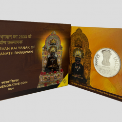 2800TH Nirvan Kalyanak of Parshvanath Bhagwan (Denomination of ₹ 800) UNC-Folder Packing - FGCO001751