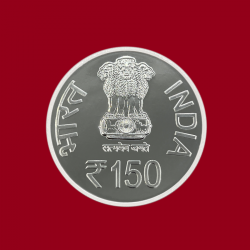 150 Years of India Meteorological Department (Denomination of 150) UNC -Folder Packing -FGCO001767