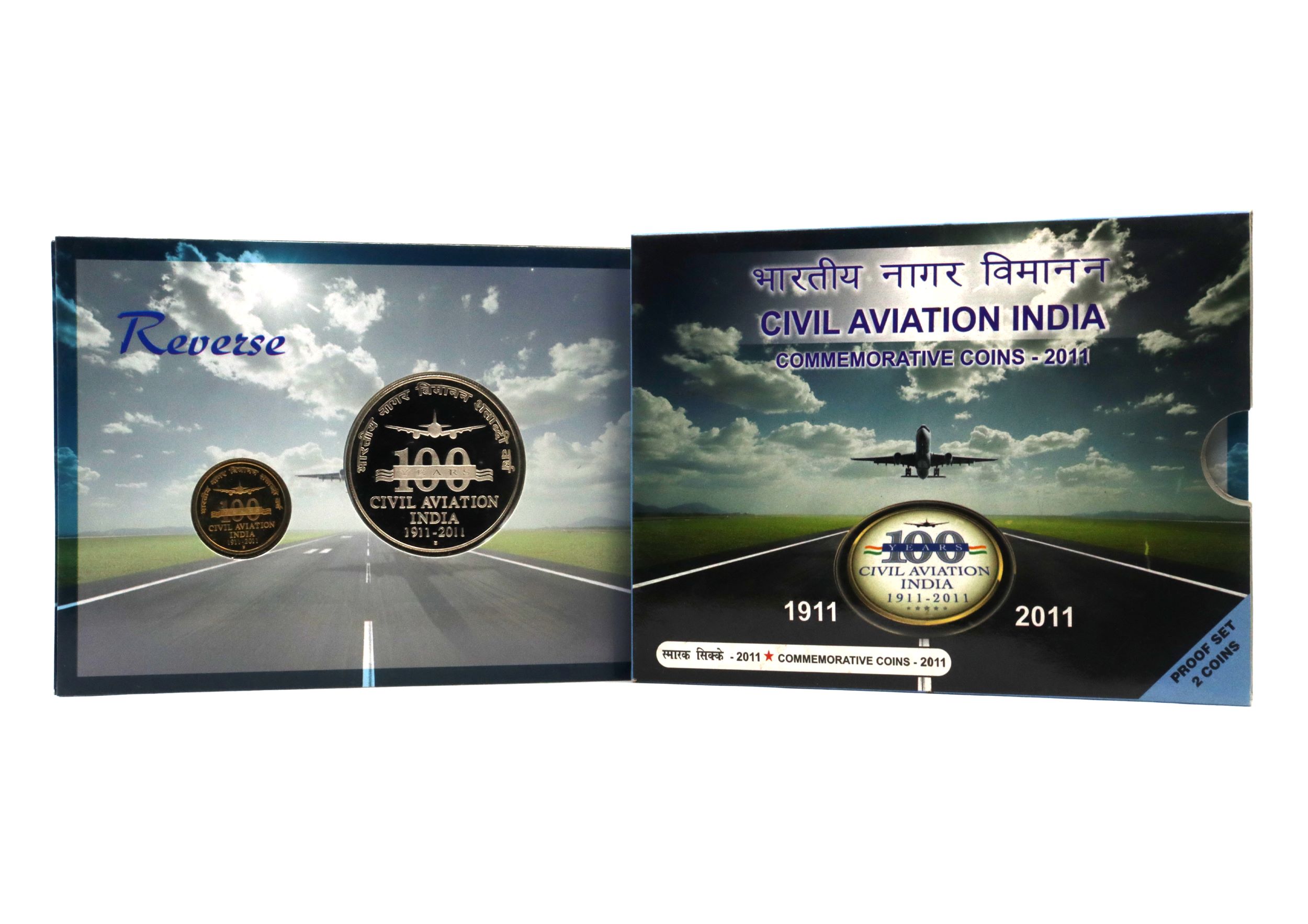 100 Years of Civil Aviation(Denomination of ₹ 100) Folder Proof– FGCO000108