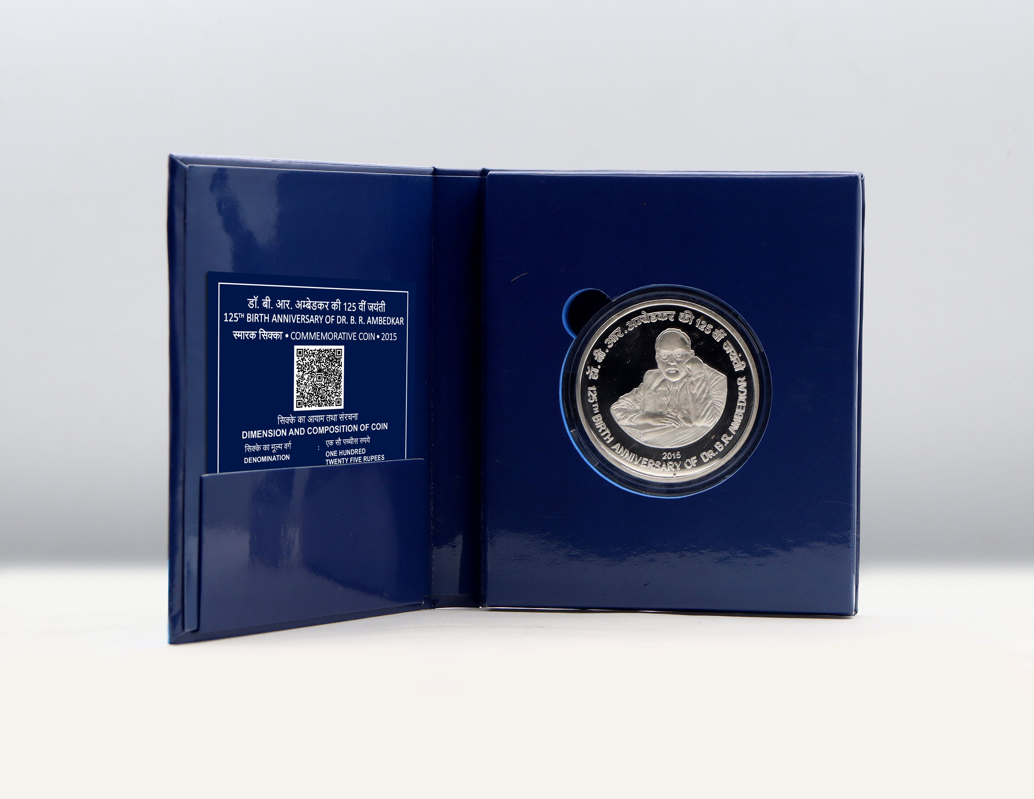 125th BIRTH ANNIVERSARY OF Dr B.R AMBEDKAR - Denomination of ₹ 125 – Proof Booklet Packing- FGCO002067 - Image 5