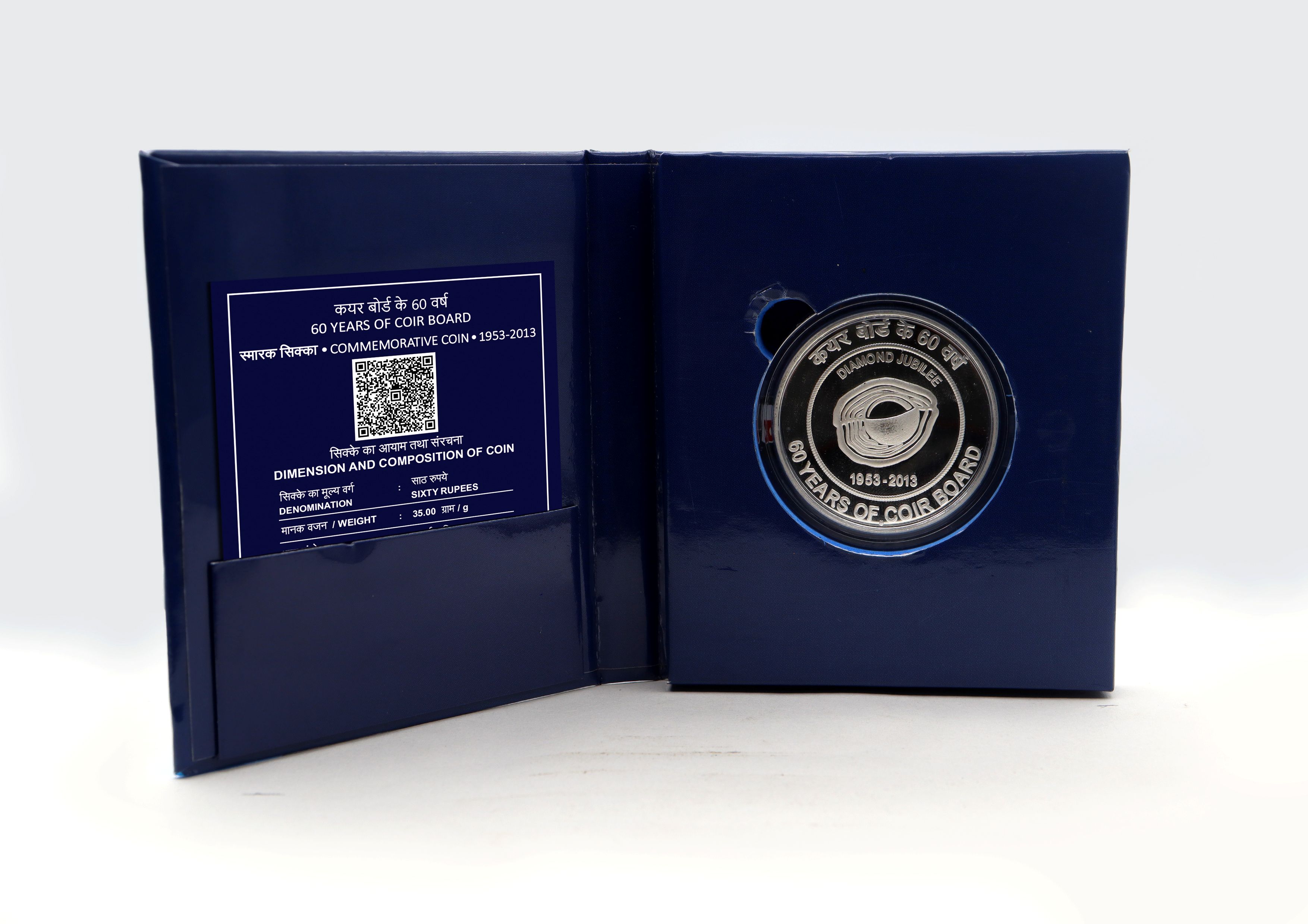 60 Years of Coir Board- Denomination of ₹ 60 – Proof Booklet Packing- FGCO002062