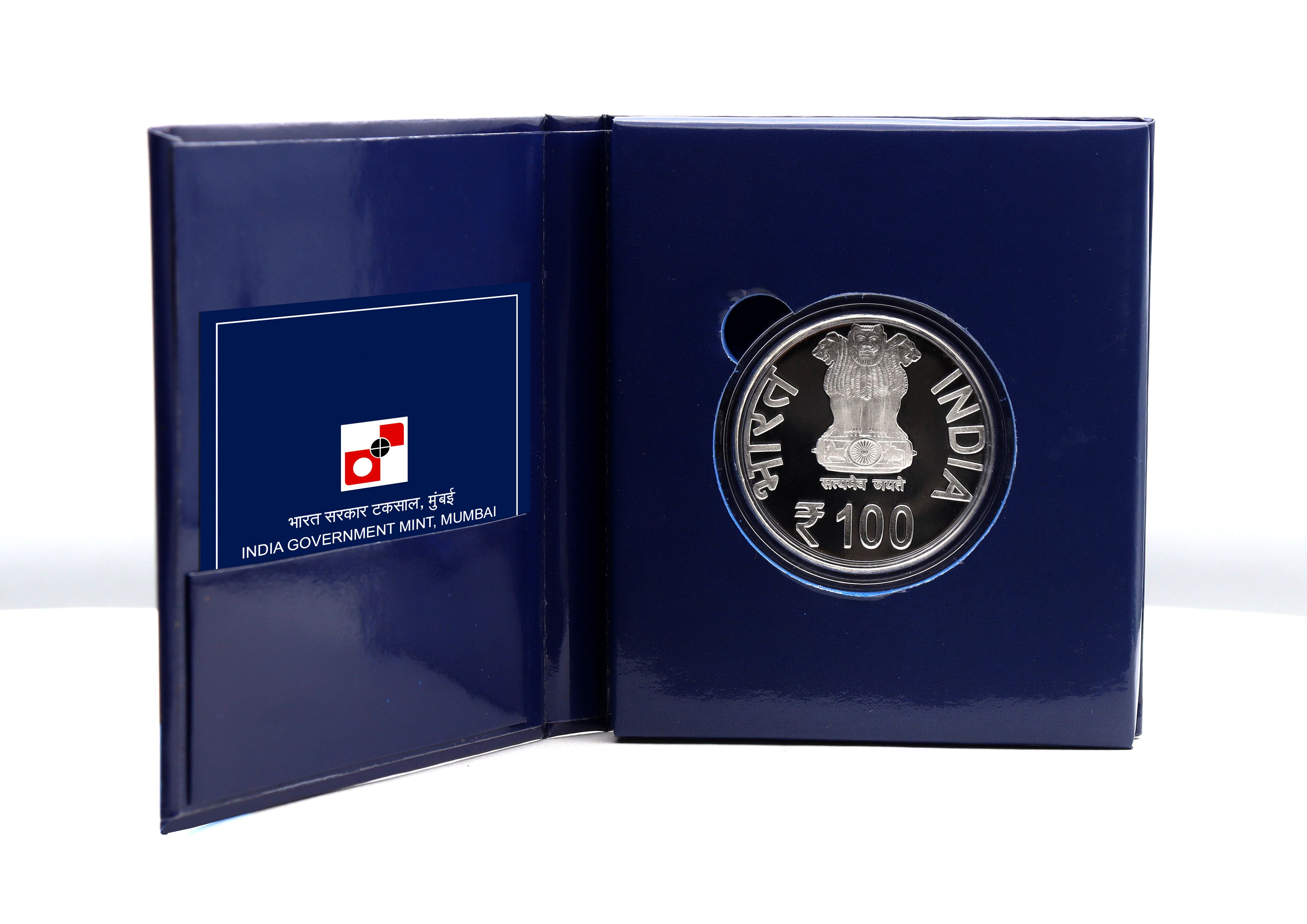 100 Yrs of Indian Council of Medical Research - Denomination of ₹ 100 – Proof Booklet Packing- FGCO002200