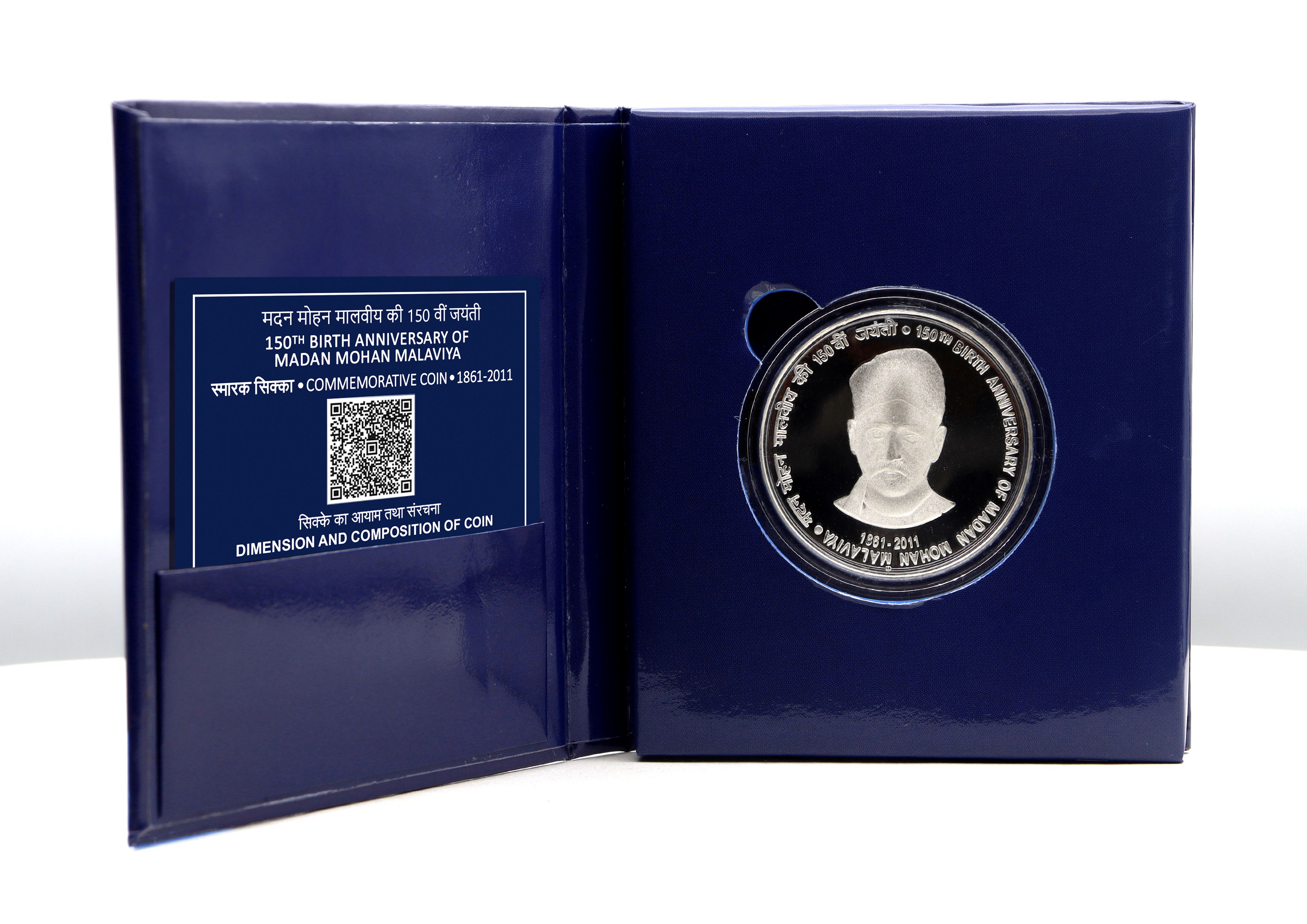 150th Birth Anniversary Madan Mohan Malaviya - Denomination of ₹ 150 – Proof Booklet Packing- FGCO002061