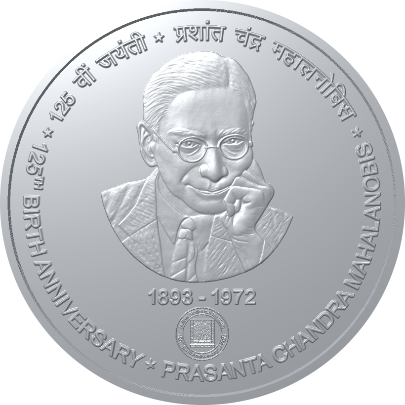 Rs. 125 - QA - 125TH BIRTH ANNIVERSARY OF PRASANTA CHANDRA MAHALANOBIS (PROOF) - BOOKLET - REISSUE