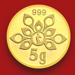 AKSHAYA TRITIYA 5 GRAMS GOLD COIN 999 FINENESS