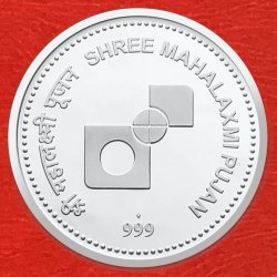 Shree Mahalaxmi Pujan – 40 grams Silver Souvenir Coin