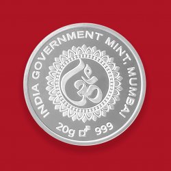 Ganesh Chaturthi 20 Gms Silver Coin (999 Purity)