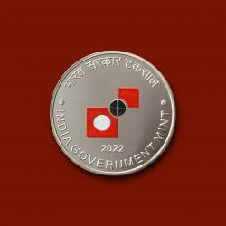 Panchatantra Colour Souvenir Coin on “The True Friends” Folder Packing