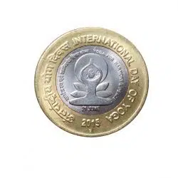 UNC - ₹10/- INTERNATIONAL DAY OF YOGA