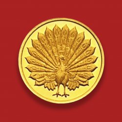 Gold Coin – Peacock Design 2 Gms Gold Coin (999 Purity)