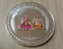 40 GRAMS - DIWALI SILVER SOUVENIR LAXMI GANESH COIN (CAPSULE PACKING)