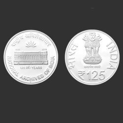 RS. 125 & RS. 10 – UNC SET - NATIONAL ARCHIVES OF INDIA