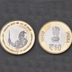 RS. 100 + Rs. 10 – UNC – SET - 475th BIRTH ANNIVERSARY OF MAHARANA PRATAP