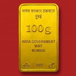 100 Gram Gold Bar 999.0 Purity