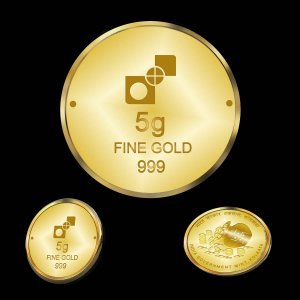 AKSHAYA TRITIYA 5 GRAMS GOLD COIN (WITH KALASH)
