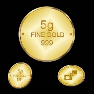 AKSHAYA TRITIYA 5 GRAMS GOLD COIN (WITHOUT KALASH)