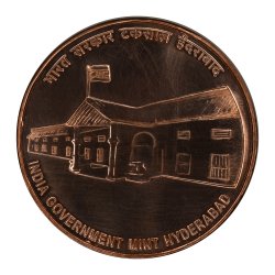 120 Yrs Saifabad Copper Medal 8gm PKD