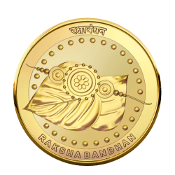 RAKSHA BANDHAN 2.5 GRAMS GOLD COIN