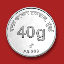 40 Gram Color Silver Coin – Raksha Bandhan