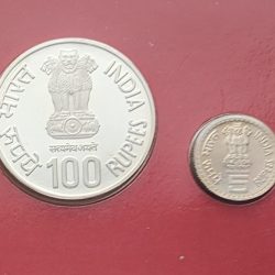 दांडी मार्च / 75th Years of Dandi March-(2 Coin Set-Rs. 100 & 5) - Proof - FGCO000158