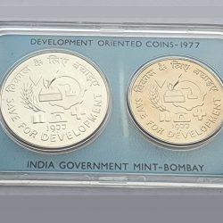 विकास के लिए बचत / Save for development-(2 Coin Set-Rs.50 & 10) - UNC - FGCO000719