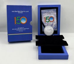 150 Years of India Meteorological Department (Denomination of 150) Proof -Wooden Packing -FGCO001765 - Image 3