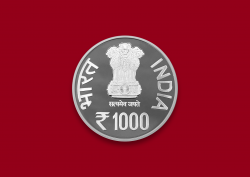 1000 Years of Naval Expedition of Emperor Rajendra Chola – I Denomination of ₹ 1000 - Wooden Packing – FGCO001929 - Image 2