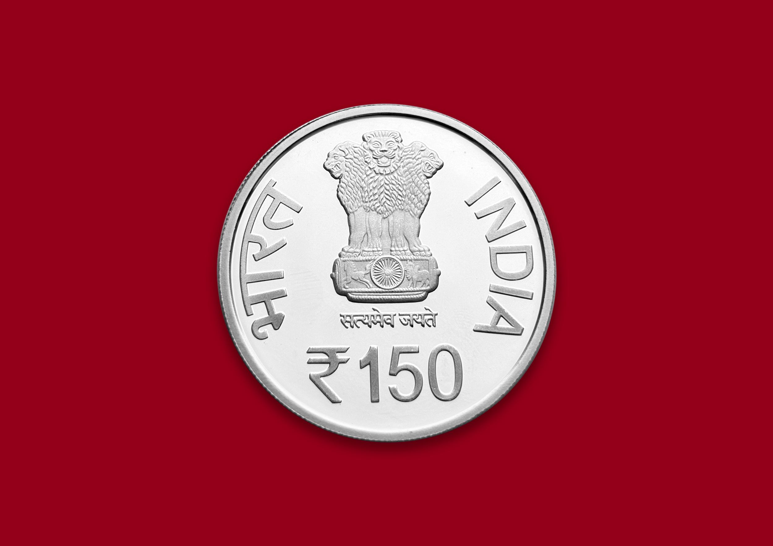 150th Birth Anniversary of Sardar Vallabhbhai Patel Denomination of ₹ 150- Proof Wooden Packing-FGCO001988 - Image 2